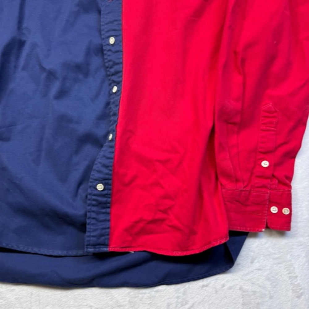 VTG Texas Cotton Shirt Mens Sz LG Texas Flag Button Up USA Made Shirt - Picture 3 of 11